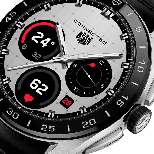 Connected Calibre E5 45 mm en acier inoxydable